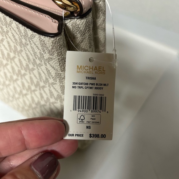 Michael Kors Trisha Triple Compartment Crossbody Bag - Picture 2 of 4